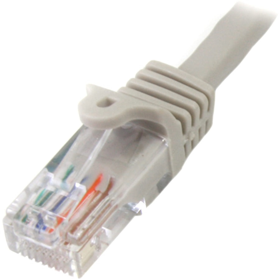 Câble patch UTP Cat5e anti-accroc StarTech.com de 4,6 m, gris, 45PATCH15GR