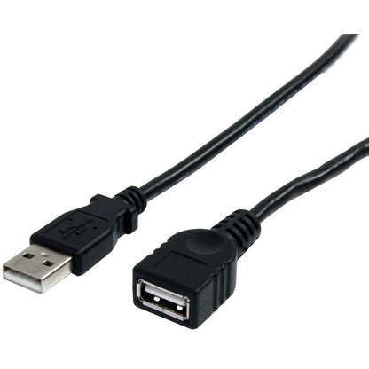 StarTech.com Câble d'extension USB 2.0 A vers A de 90 cm, noir - M/F USBEXTAA3BK
