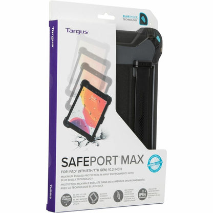 Targus SafePort THD513GL Rugged Carrying Case for 10.2" Apple iPad (9th Generation), iPad (8th Generation), iPad (7th Generation) Tablet - Asphalt Gray THD513GL