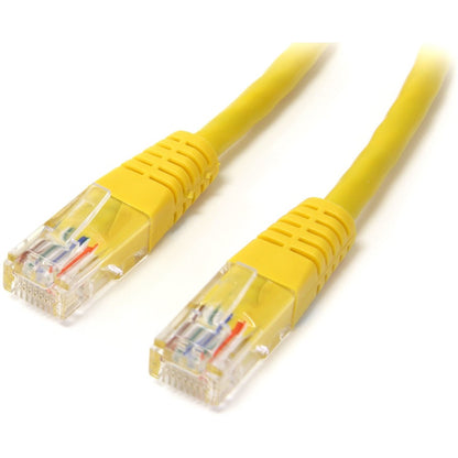 Câble patch UTP Cat5e moulé jaune StarTech.com de 2 pi M45PATCH2YL