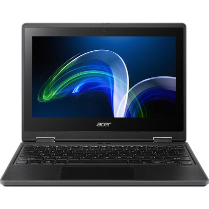 Acer TravelMate Spin B3 B311R-32 TMB311R-32-C31R Ordinateur portable convertible 2 en 1 à écran tactile 11,6" - HD - Intel Celeron N5100 - 4 Go - Mémoire flash 128 Go - Clavier anglais NX.VQWAA.001