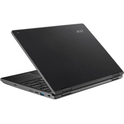 Acer TravelMate Spin B3 B311R-32 TMB311R-32-C31R Ordinateur portable convertible 2 en 1 à écran tactile 11,6" - HD - Intel Celeron N5100 - 4 Go - Mémoire flash 128 Go - Clavier anglais NX.VQWAA.001