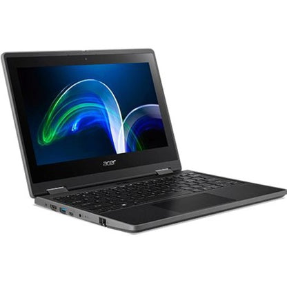 Acer TravelMate Spin B3 B311R-32 TMB311R-32-C31R Ordinateur portable convertible 2 en 1 à écran tactile 11,6" - HD - Intel Celeron N5100 - 4 Go - Mémoire flash 128 Go - Clavier anglais NX.VQWAA.001