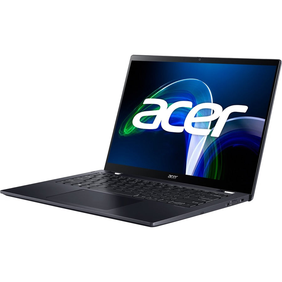 Acer TravelMate Spin P6 P614RN-52 TMP614RN-52-77DL Ordinateur portable convertible 2 en 1 à écran tactile 14" - WUXGA - Intel Core i7 11e génération i7-1165G7 - 16 Go - SSD 512 Go - Clavier anglais - Galaxy Black NX.VT1AA.004
