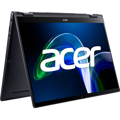 Acer TravelMate Spin P6 P614RN-52 TMP614RN-52-77DL Ordinateur portable convertible 2 en 1 à écran tactile 14" - WUXGA - Intel Core i7 11e génération i7-1165G7 - 16 Go - SSD 512 Go - Clavier anglais - Galaxy Black NX.VT1AA.004
