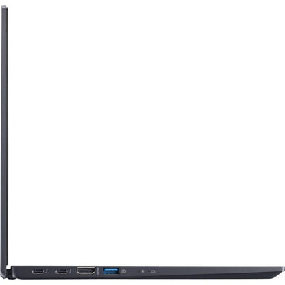 Acer TravelMate Spin P6 P614RN-52 TMP614RN-52-77DL Ordinateur portable convertible 2 en 1 à écran tactile 14" - WUXGA - Intel Core i7 11e génération i7-1165G7 - 16 Go - SSD 512 Go - Clavier anglais - Galaxy Black NX.VT1AA.004