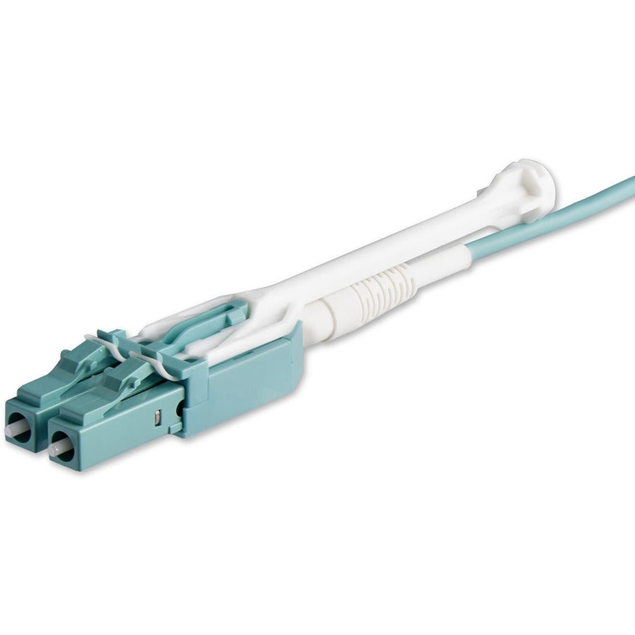Câble fibre optique multimode OM3 duplex MTP(F)/PC vers 4x LC/PC de 1 m (3 pi), 40G, faible perte d'insertion, cordon de raccordement fibre optique MPO8LCPL1M