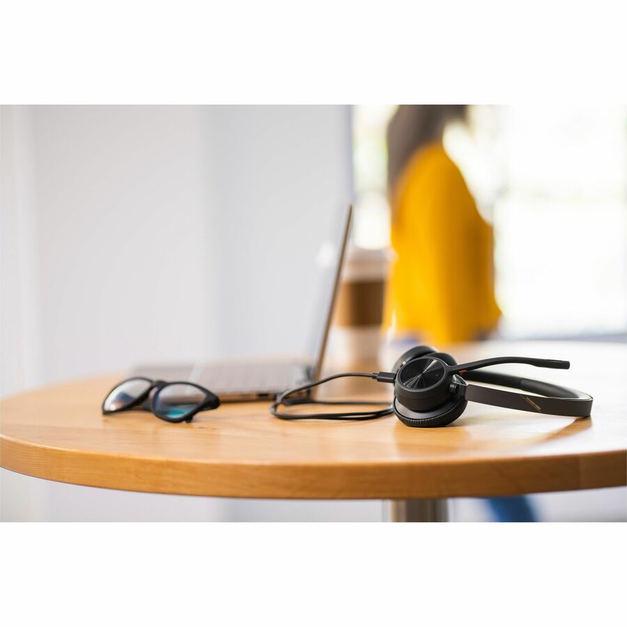 Casque certifié Microsoft Teams Poly Voyager 4320 + Dongle BT700 + Support de charge 77Z00AA
