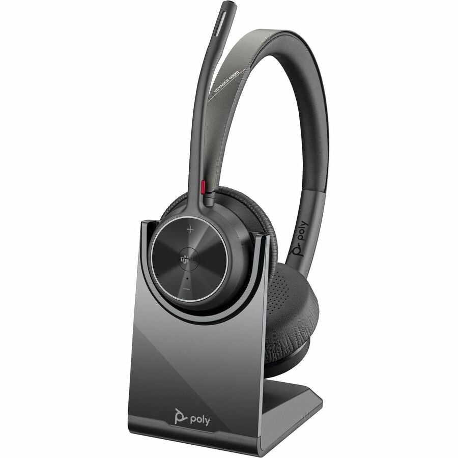 Casque certifié Microsoft Teams Poly Voyager 4320 + Dongle BT700 + Support de charge 77Z00AA