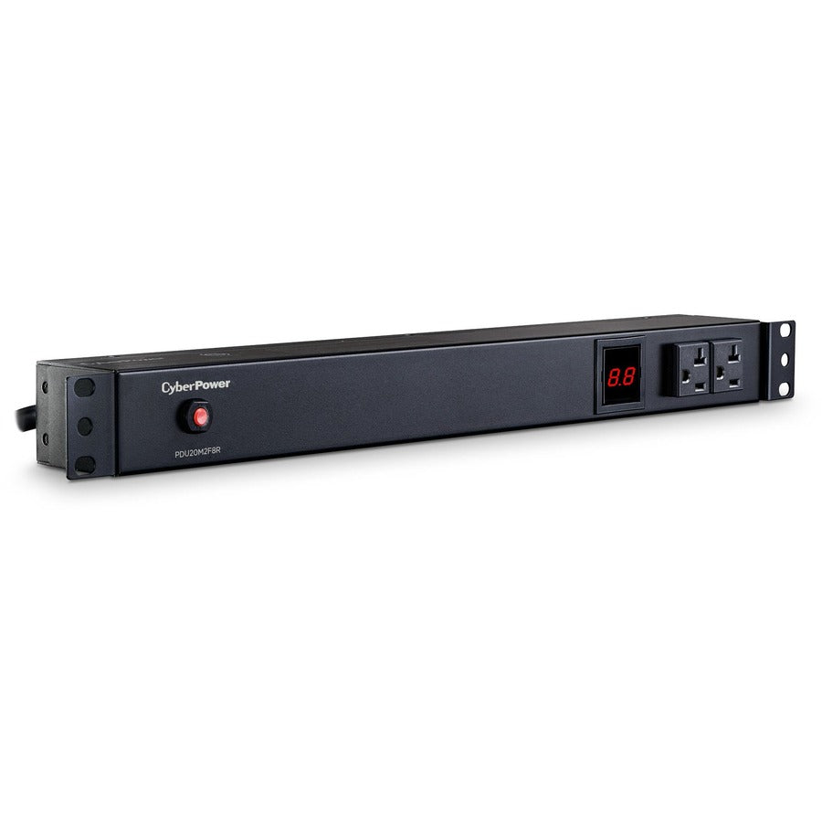PDU CyberPower PDU20M2F8R à 10 prises avec compteur PDU20M2F8R