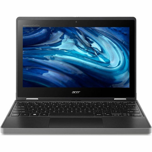 Acer TravelMate Spin B3 B311R-33 TMB311R-33-C872 Ordinateur portable convertible 2 en 1 à écran tactile 11,6" - WXGA - Intel N100 - 8 Go - Mémoire flash 128 Go - Clavier anglais - Noir NX.VYNAA.001