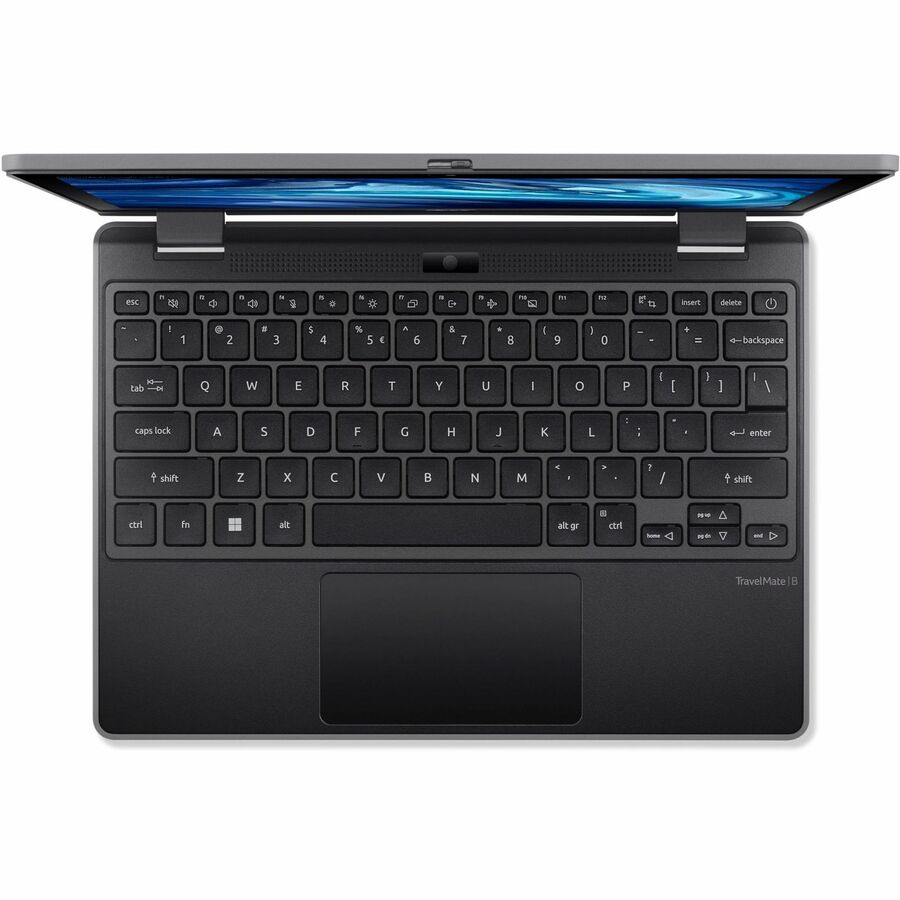Acer TravelMate Spin B3 B311R-33 TMB311R-33-C872 Ordinateur portable convertible 2 en 1 à écran tactile 11,6" - WXGA - Intel N100 - 8 Go - Mémoire flash 128 Go - Clavier anglais - Noir NX.VYNAA.001