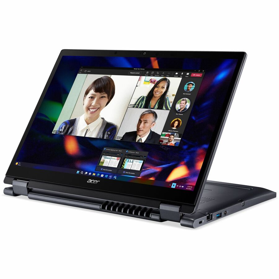 Acer TravelMate P4 Spin 14 P414RN-53 TMP414RN-53-564W Ordinateur portable 2 en 1 à écran tactile 14" - WUXGA - Intel Core i5 13e génération i5-1335U - 16 Go - SSD 512 Go - Clavier anglais (États-Unis) - Bleu NX.VZQAA.007