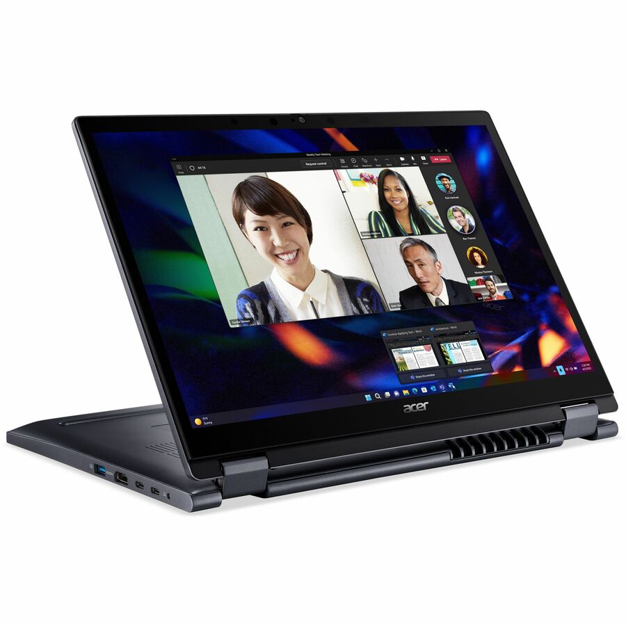 Acer TravelMate P4 Spin 14 P414RN-53 TMP414RN-53-564W Ordinateur portable 2 en 1 à écran tactile 14" - WUXGA - Intel Core i5 13e génération i5-1335U - 16 Go - SSD 512 Go - Clavier anglais (États-Unis) - Bleu NX.VZQAA.007