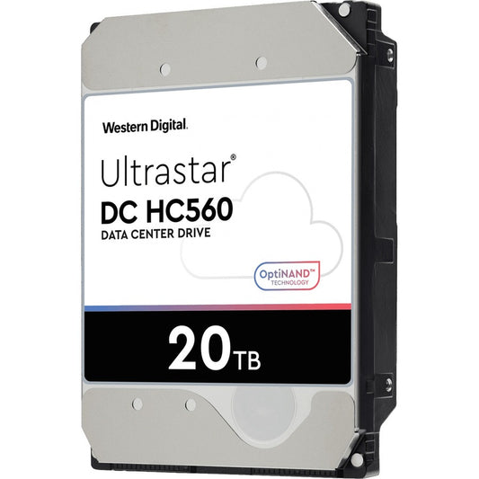 Disque dur WD Ultrastar DC HC560 WUH722020ALE6L1 20 To - 3,5" interne - SATA (SATA/600) - Méthode d'enregistrement magnétique conventionnel (CMR) 0F38754