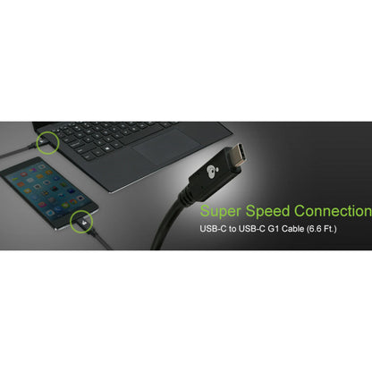 Câble USB-C vers USB-C 5 Gbit/s IOGEAR 2 m (6,6 pi) G2LU3CCM12E