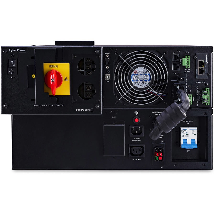 Systèmes d'onduleurs CyberPower OL10KRTHW Smart App en ligne - Capacité : 10 000 VA / 10 000 W OL10KRTHW