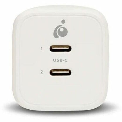 Chargeur GaN double USB-C 65 W IOGEAR GearPower GPAWC65W