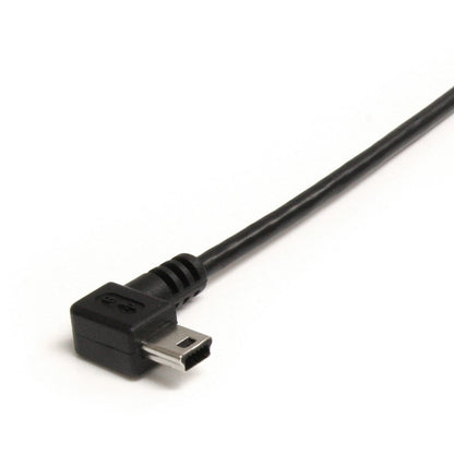 Câble mini USB StarTech.com de 0,9 m - Mini A vers Mini B à angle droit USB2HABM3RA