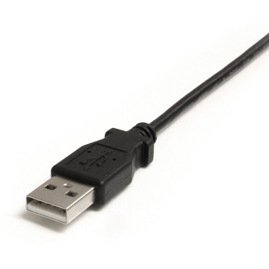 Câble mini USB StarTech.com de 0,9 m - Mini A vers Mini B à angle droit USB2HABM3RA