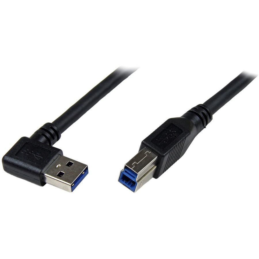 Câble USB 3.0 SuperSpeed ​​(5 Gbit/s) StarTech.com de 1 m - Angle droit A vers B - M/M USB3SAB1MRA