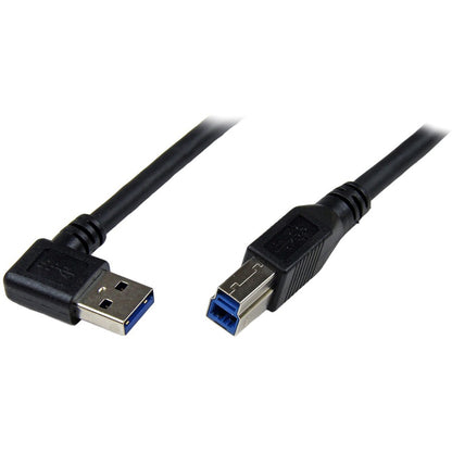 Câble USB 3.0 SuperSpeed ​​(5 Gbit/s) StarTech.com de 1 m - Angle droit A vers B - M/M USB3SAB1MRA
