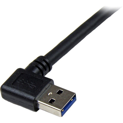 Câble USB 3.0 SuperSpeed ​​(5 Gbit/s) StarTech.com de 1 m - Angle droit A vers B - M/M USB3SAB1MRA