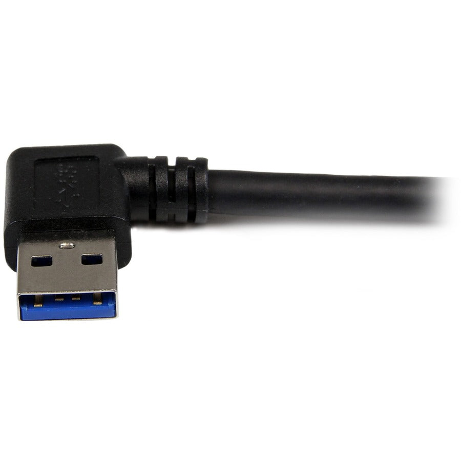 Câble USB 3.0 SuperSpeed ​​(5 Gbit/s) StarTech.com de 1 m - Angle droit A vers B - M/M USB3SAB1MRA
