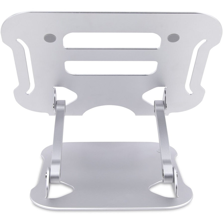 StarTech.com Support pour ordinateur portable pour bureau, support ergonomique pour ordinateur portable, hauteur réglable, aluminium, jusqu'à 10 kg, support pliable pour ordinateur portable ADJ-LAPTOP-RISER