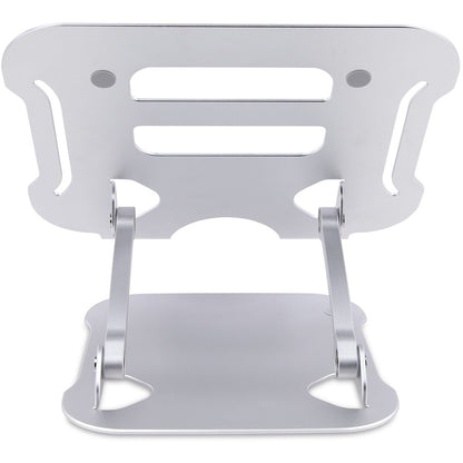 StarTech.com Support pour ordinateur portable pour bureau, support ergonomique pour ordinateur portable, hauteur réglable, aluminium, jusqu'à 10 kg, support pliable pour ordinateur portable ADJ-LAPTOP-RISER