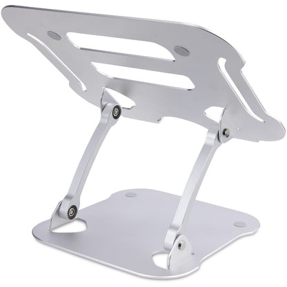 StarTech.com Support pour ordinateur portable pour bureau, support ergonomique pour ordinateur portable, hauteur réglable, aluminium, jusqu'à 10 kg, support pliable pour ordinateur portable ADJ-LAPTOP-RISER