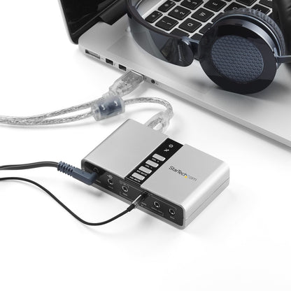 Adaptateur audio USB 7.1 StarTech.com Carte son externe ICUSBAUDIO7D