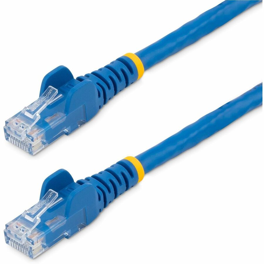 Câble Ethernet CAT6 StarTech.com de 1,5 m - Lot de 10 - Certifié ETL - Cordon de raccordement CAT6 bleu - Connecteurs RJ45 anti-accrocs - 24 AWG - UTP N6PATCH5BL10PK