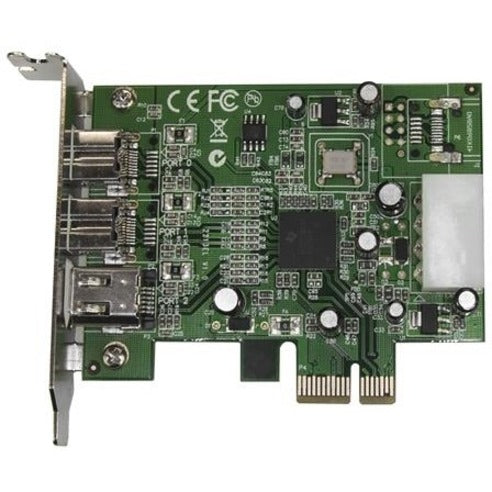 Adaptateur de carte PCI Express FireWire 1394 à profil bas StarTech.com à 3 ports 2b 1a PEX1394B3LP