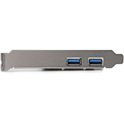 StarTech.com Carte contrôleur PCI Express PCIe SuperSpeed ​​USB 3.0 à 2 ports avec alimentation SATA - 5 Gbit/s PEXUSB3S23