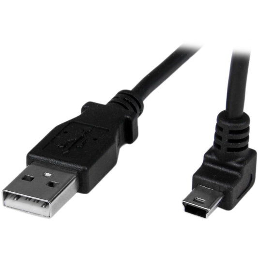 Câble mini USB StarTech.com de 1 m - A vers Mini B coudé vers le haut USBAMB1MU