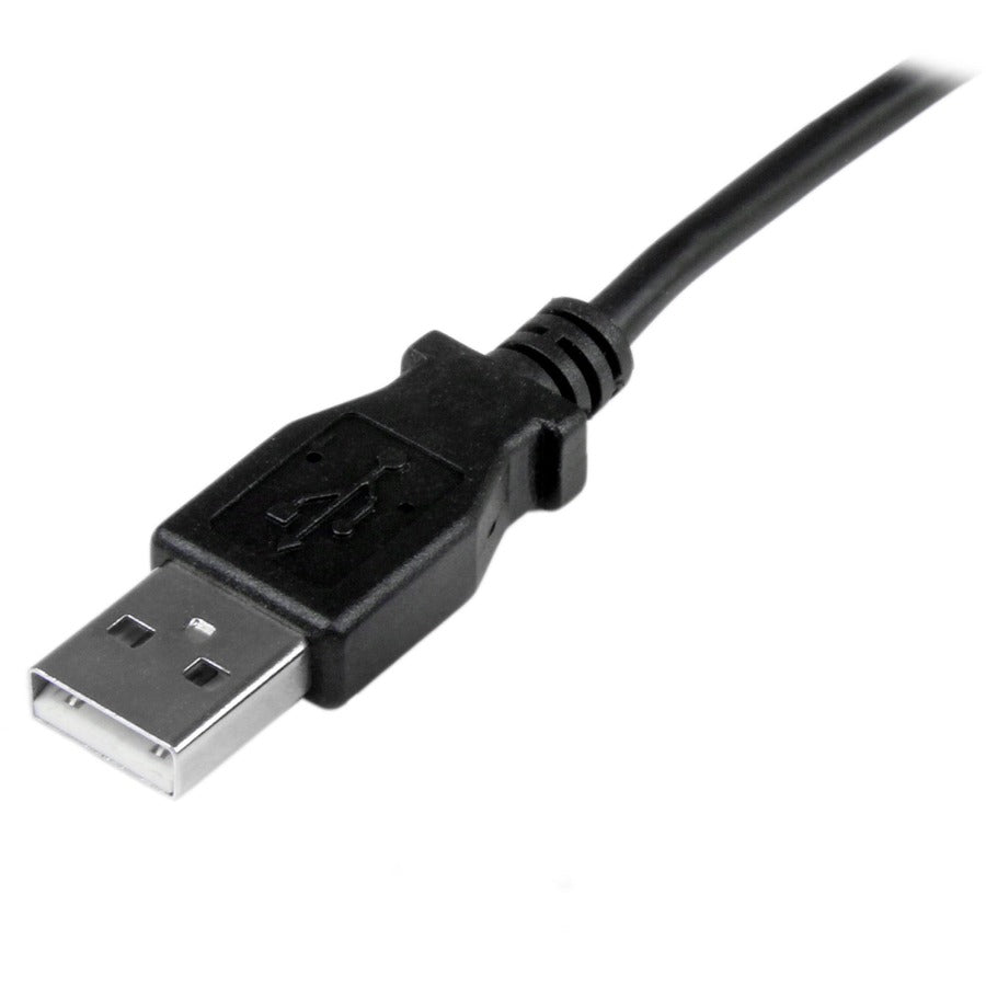 Câble mini USB StarTech.com de 1 m - A vers Mini B coudé vers le haut USBAMB1MU