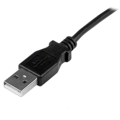Câble mini USB StarTech.com de 1 m - A vers Mini B coudé vers le haut USBAMB1MU