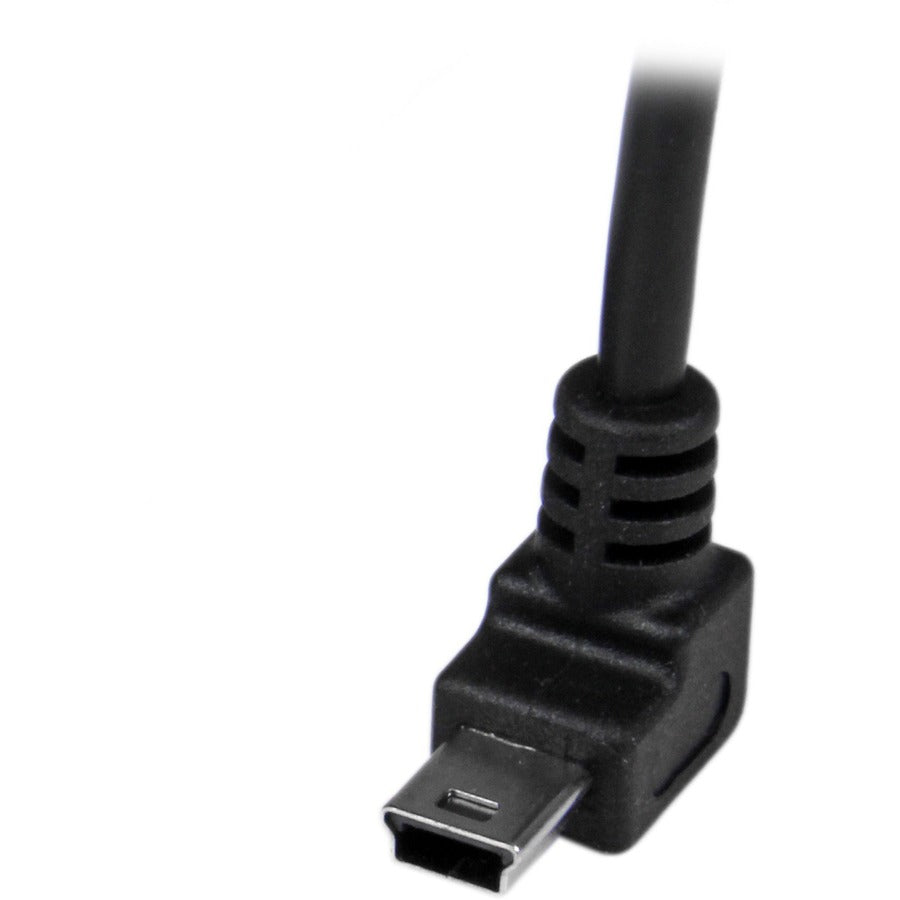 Câble mini USB StarTech.com de 1 m - A vers Mini B coudé vers le haut USBAMB1MU