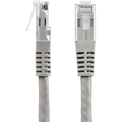 Câble Ethernet CAT6 StarTech.com de 10,7 m - Gigabit moulé gris - 100 W PoE UTP 650 MHz - Cordon de raccordement de catégorie 6 Câblage certifié UL/TIA C6PATCH35GR