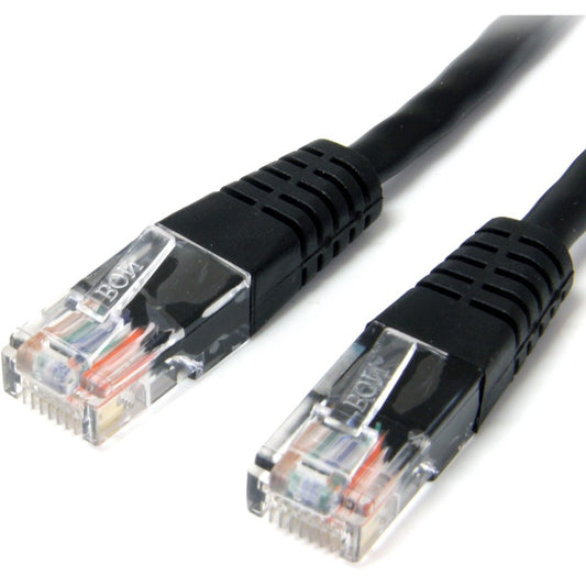 Câble patch UTP Cat5e moulé noir StarTech.com de 2 pieds M45PATCH2BK