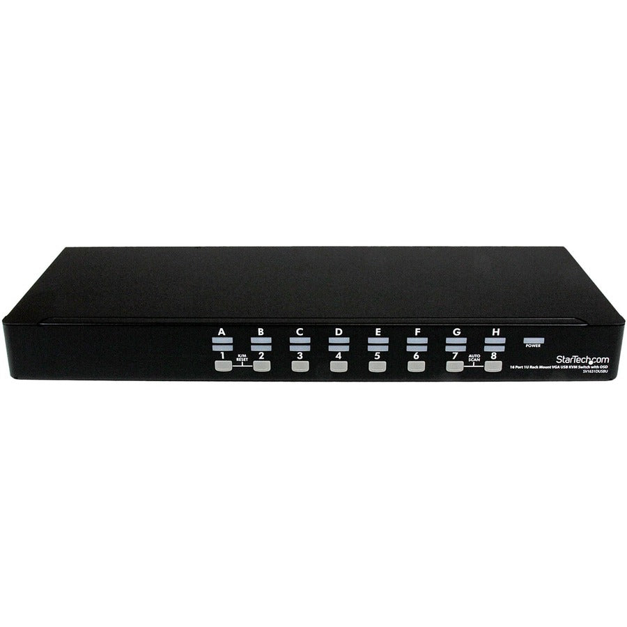 Commutateur KVM USB à montage en rack 1U à 16 ports avec OSD SV1631DUSBU de StarTech.com