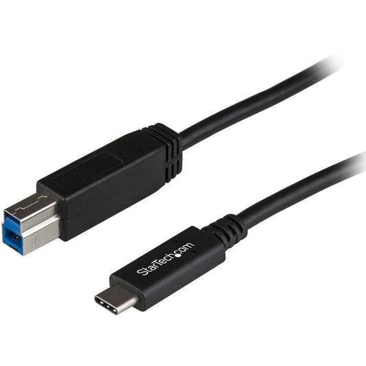 StarTech.com Câble d'imprimante USB C vers USB B M/M de 1 m - USB 3.1 (10 Gbit/s) - Câble USB B - Câble USB C vers USB B - Câble USB Type C vers Type B USB31CB1M