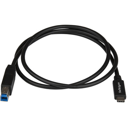 StarTech.com Câble d'imprimante USB C vers USB B M/M de 1 m - USB 3.1 (10 Gbit/s) - Câble USB B - Câble USB C vers USB B - Câble USB Type C vers Type B USB31CB1M