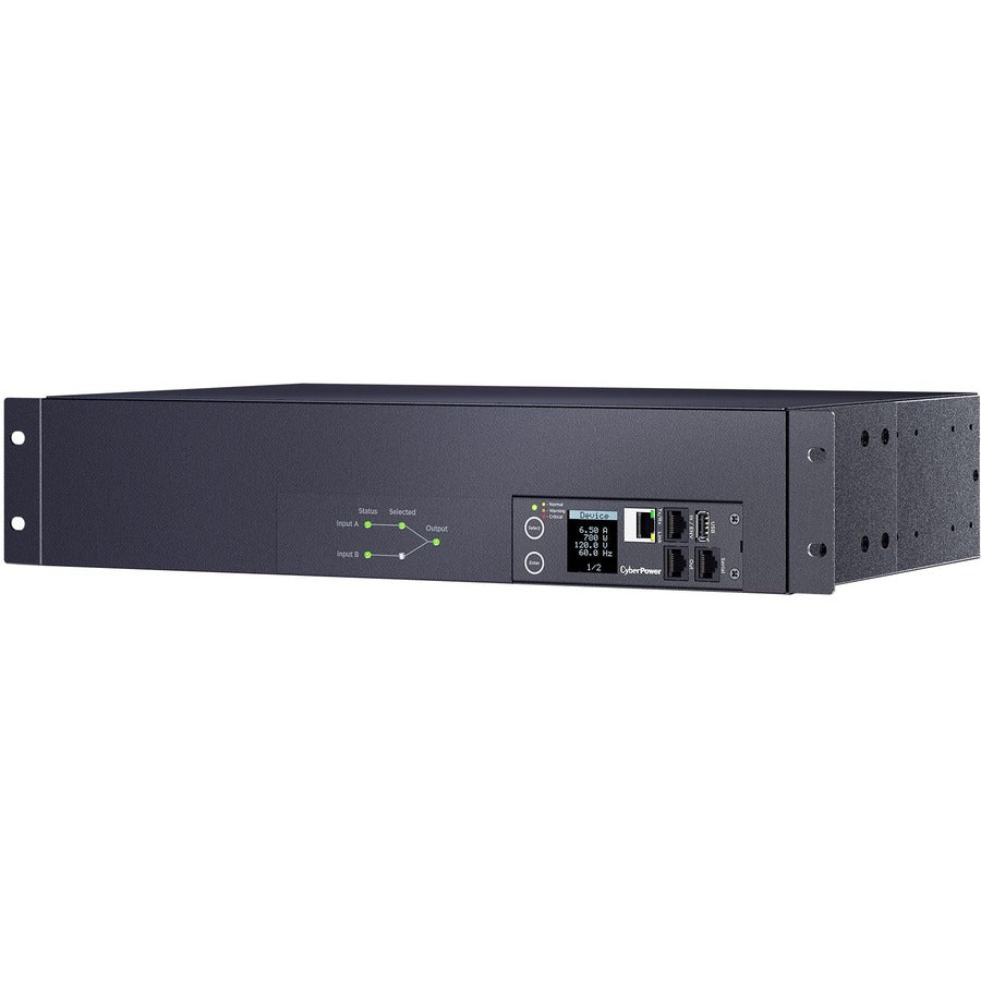 PDU ATS avec compteur CyberPower PDU44003 PDU 17 prises PDU44003