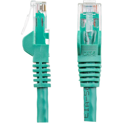 StarTech.com 7ft CAT6 Ethernet Cable - Green Snagless Gigabit - 100W PoE UTP 650MHz Category 6 Patch Cord UL Certified Wiring/TIA N6PATCH7GN