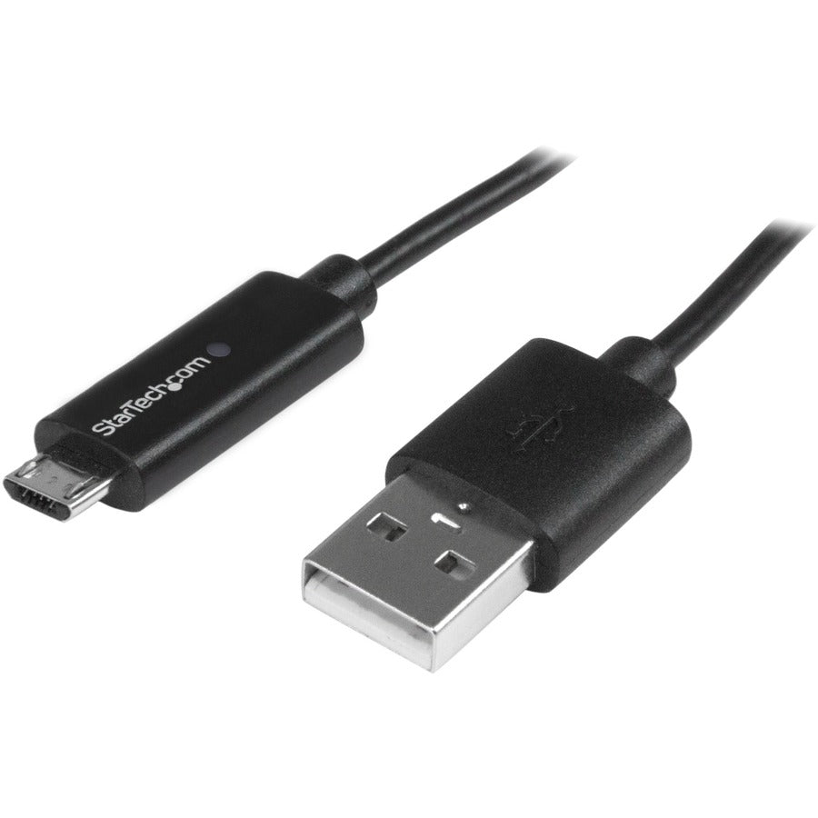 StarTech.com Câble Micro-USB de 1 m avec voyant de charge LED - M/M - Câble USB vers Micro USB USBAUBL1M