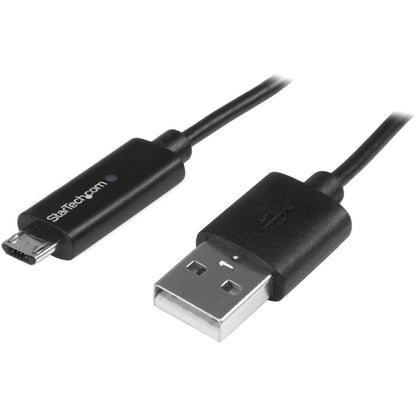 StarTech.com Câble Micro-USB de 1 m avec voyant de charge LED - M/M - Câble USB vers Micro USB USBAUBL1M