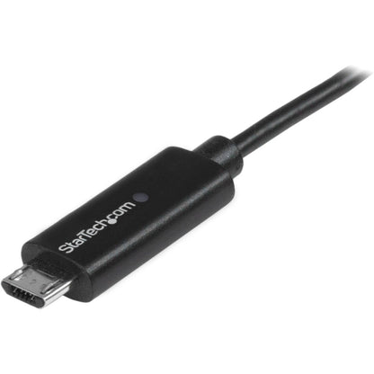 StarTech.com Câble Micro-USB de 1 m avec voyant de charge LED - M/M - Câble USB vers Micro USB USBAUBL1M