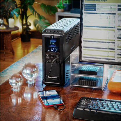 Onduleur mini-tour 1500 VA CyberPower LCD intelligent CP1500AVRLCD3 CP1500AVRLCD3
